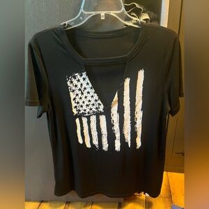 Flag V Neck Shirt